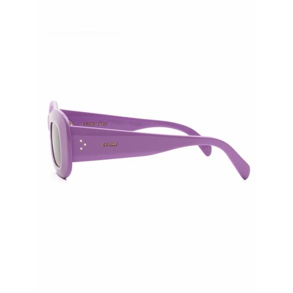 NEW!!! Celine CL40294I 78A Purple Rectangular Sunglasses Dark Lenses Authentic